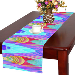 2D Wave #1A - Jera Nour Table Runner 16x72 inch