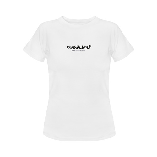 COASTAL WOLF LOGO Women's Classic T-Shirt (Model T17）