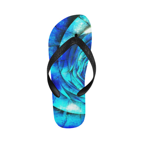 Galaxy Wormhole Spiral 3D - Jera Nour Flip Flops for Men/Women (Model 040)