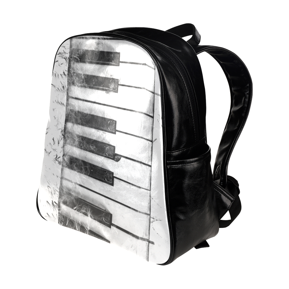 Piano Backpack Multi-Pockets Backpack (Model 1636)