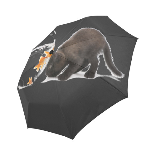 CAT AND FISH Auto-Foldable Umbrella (Model U04)