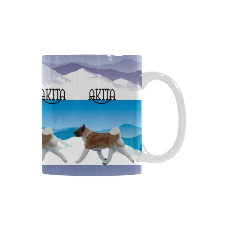 Akitas Rockin The Rockies White Mug(11OZ)