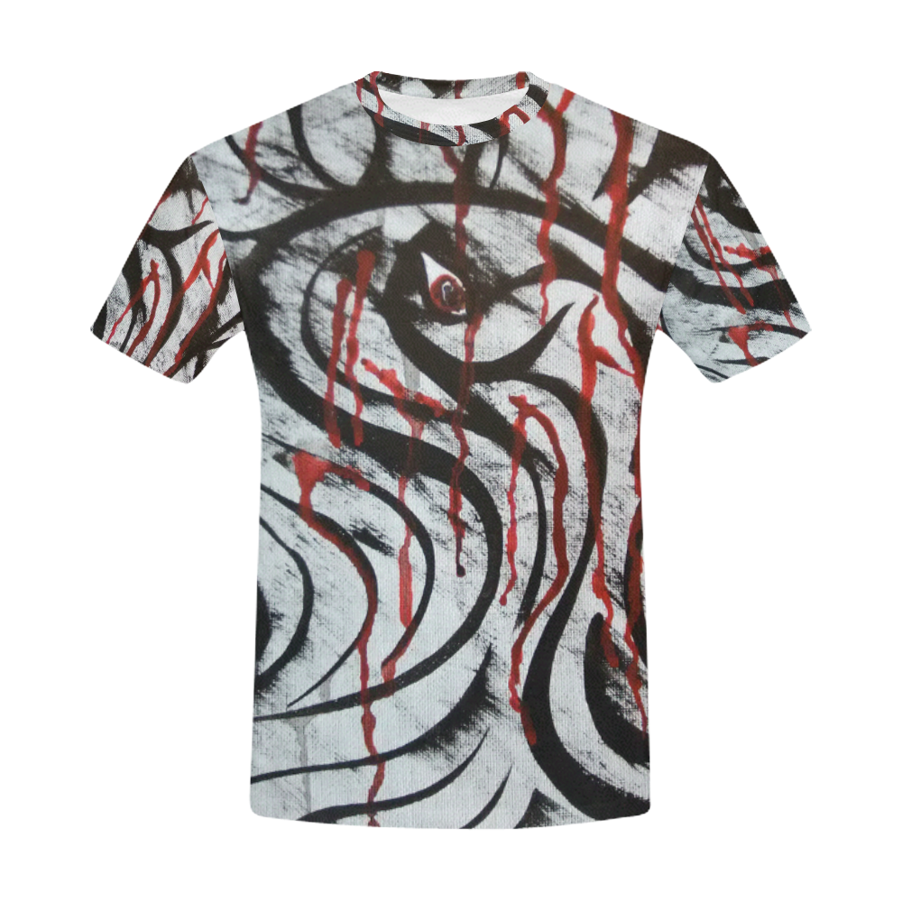 Vampire Tears Gothic Modern Art All Over Print T-Shirt for Men (USA Size) (Model T40)