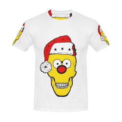 Christmas Skully by Popart Lover All Over Print T-Shirt for Men (USA Size) (Model T40)