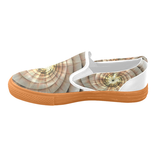 Spiral Eye 3D - Jera Nour Slip-on Canvas Shoes for Men/Large Size (Model 019)