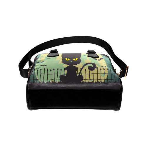 cute cat Shoulder Handbag (Model 1634)