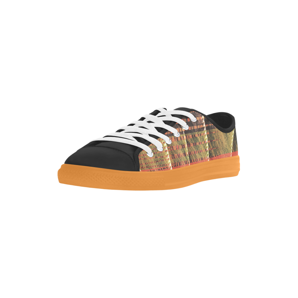 Batik Maharani #6 Vertical - Jera Nour Microfiber Leather Men's Shoes/Large Size (Model 031)