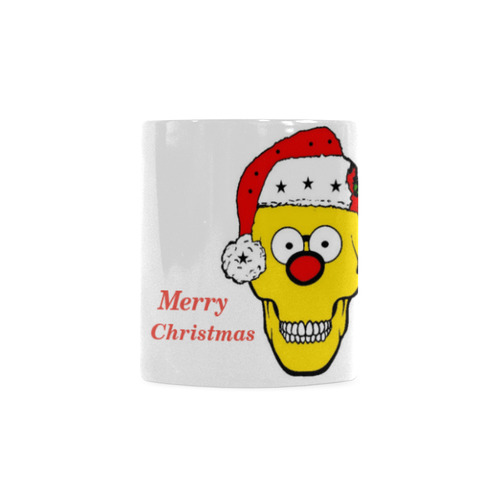 Christmas Skully by Popart Lover White Mug(11OZ)