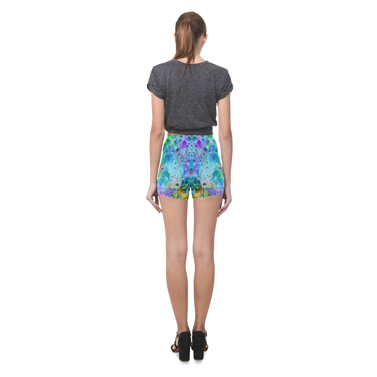 Lights on the Rocks Briseis Skinny Shorts (Model L04)