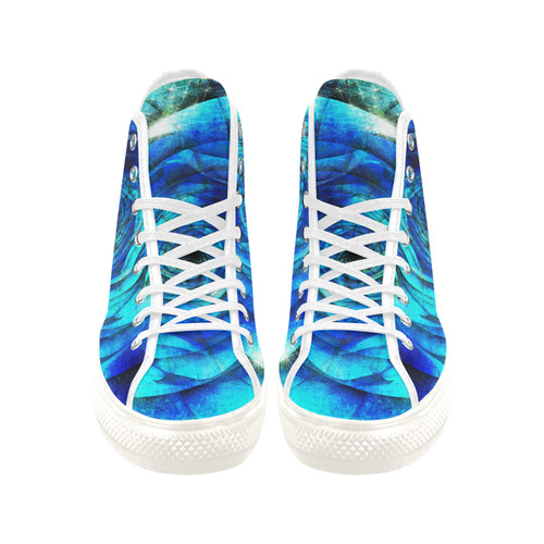 Galaxy Wormhole Spiral 3D - Jera Nour Vancouver H Men's Canvas Shoes (1013-1)