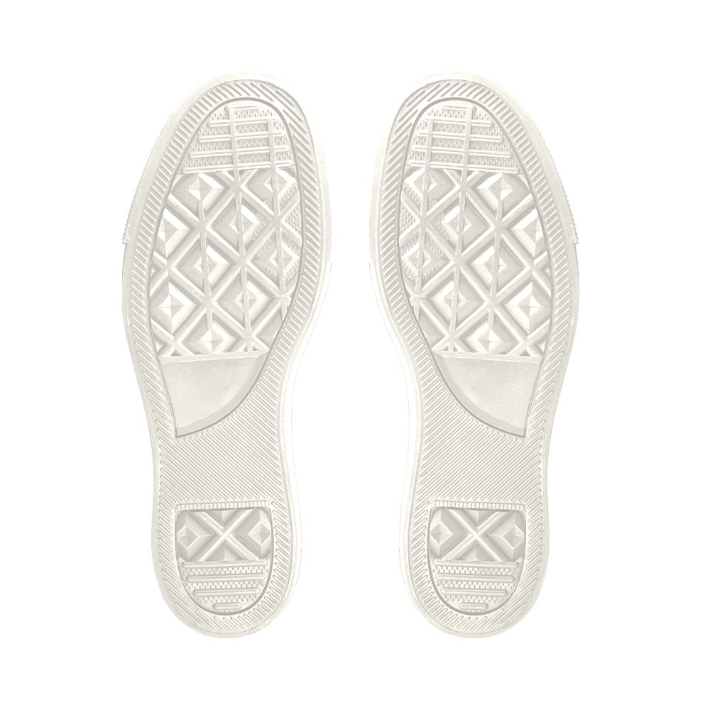 2D Wave #1A - Jera Nour Men's Unusual Slip-on Canvas Shoes (Model 019)