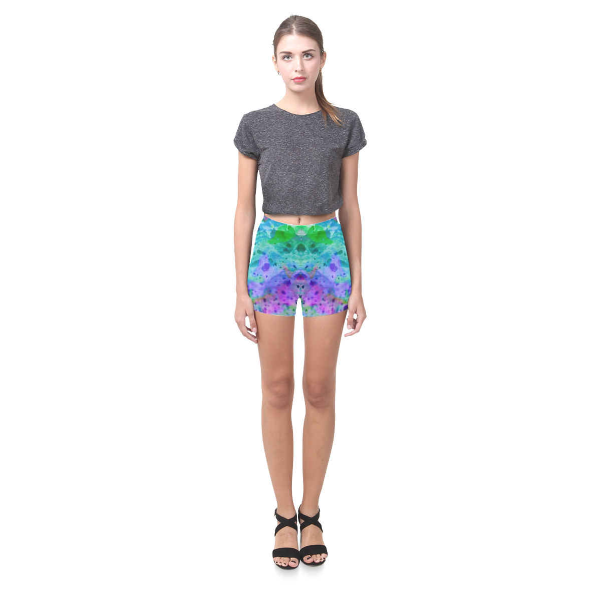 Lights on the Rocks Briseis Skinny Shorts (Model L04)