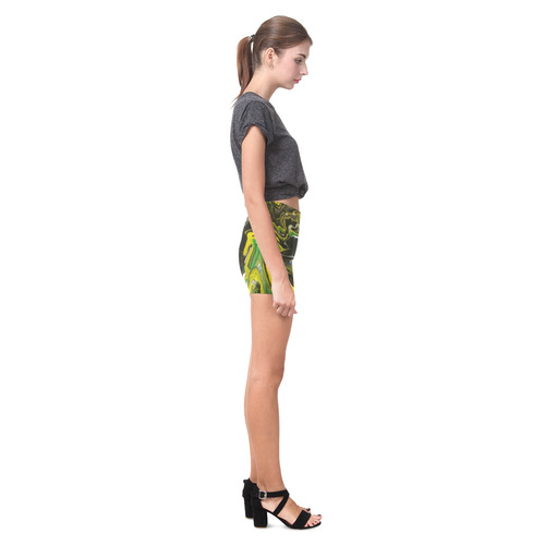 Liquified Rainforest Briseis Skinny Shorts (Model L04)