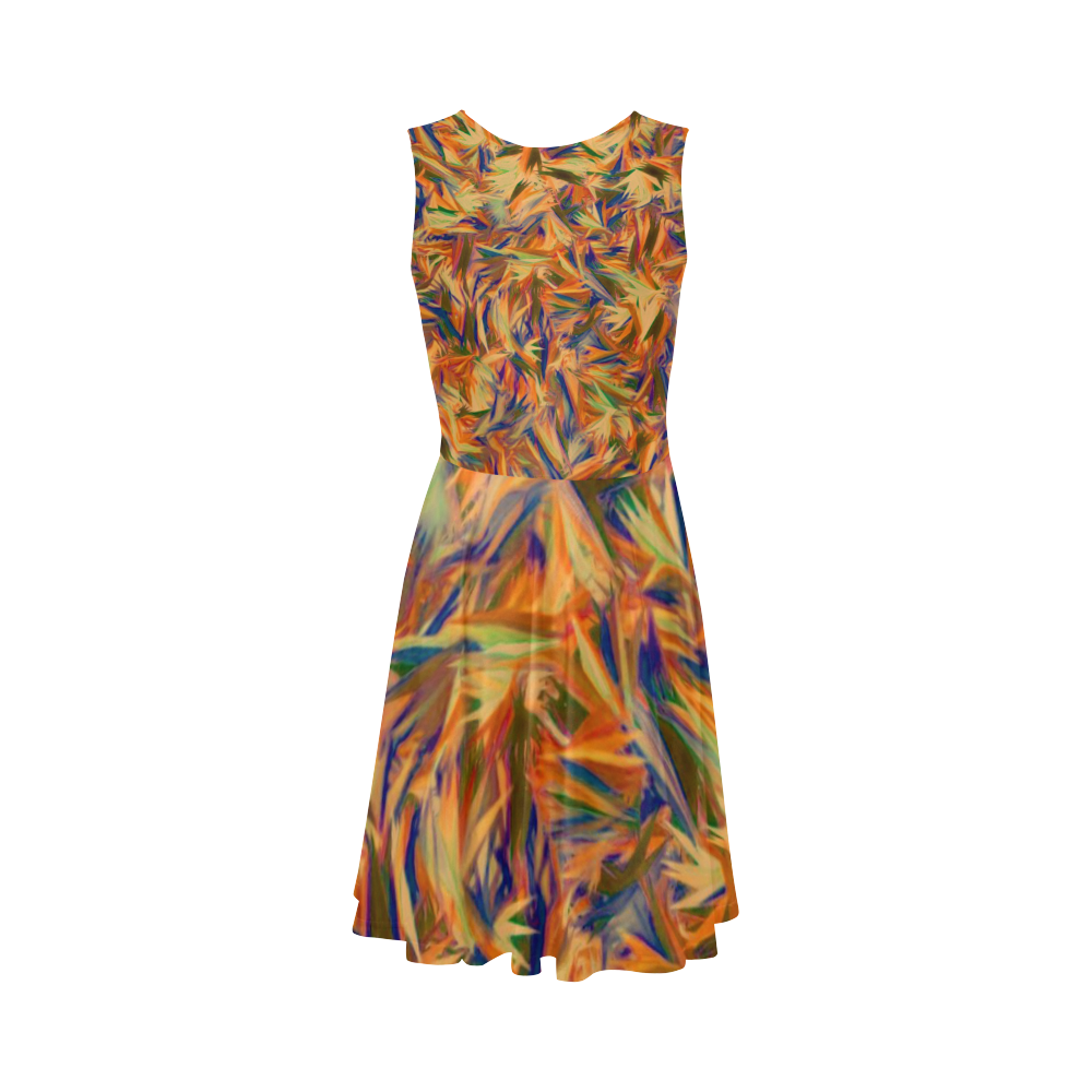 Modern abstract 21 F by JamColors Sleeveless Ice Skater Dress (D19)