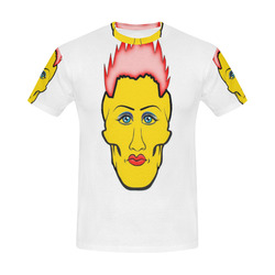 Skully Lady by Popart Lover All Over Print T-Shirt for Men (USA Size) (Model T40)