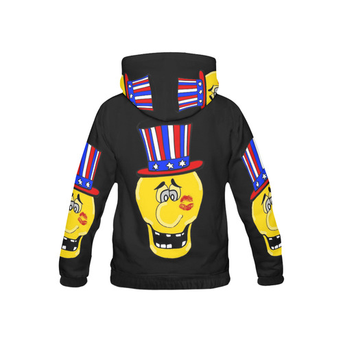American Skully by Popart Lover All Over Print Hoodie for Kid (USA Size) (Model H13)
