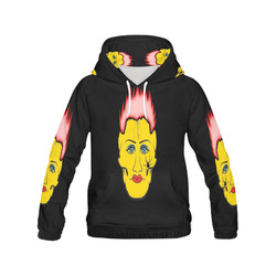 Skully Lady by Popart Lover All Over Print Hoodie for Men (USA Size) (Model H13)