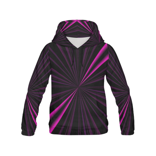 PNK LIGHTNG All Over Print Hoodie for Women (USA Size) (Model H13)