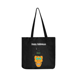 Pumkin Skully by Popart Lover Reusable Shopping Bag Model 1660 (Two sides)