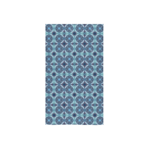 Sapphire Kaleidoscope Pattern Custom Towel 16"x28"
