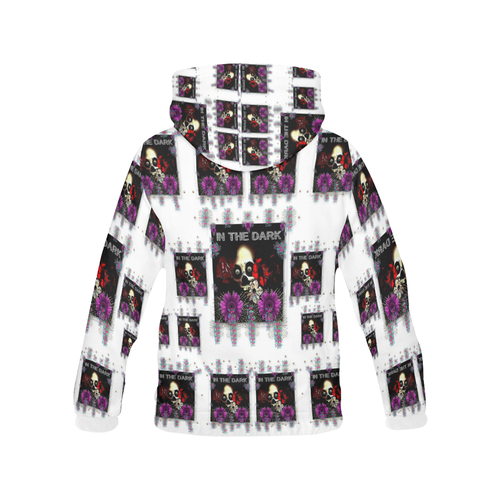 In The Dark 2 All Over Print Hoodie for Women (USA Size) (Model H13)