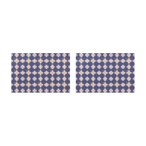 Navy Kaleidoscope Pattern Placemat 12’’ x 18’’ (Set of 2)