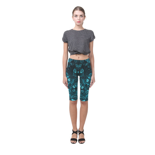 Ocean Dollars Blue Hestia Cropped Leggings (Model L03)