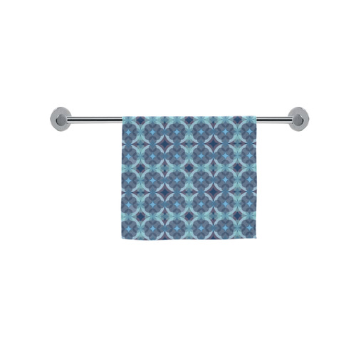 Sapphire Kaleidoscope Pattern Custom Towel 16"x28"