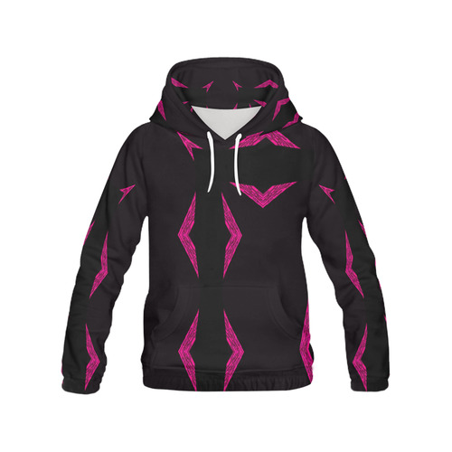 PNK ANGLZ All Over Print Hoodie for Women (USA Size) (Model H13)