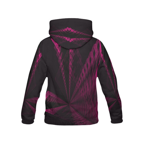 PNK SPRAY All Over Print Hoodie for Women (USA Size) (Model H13)