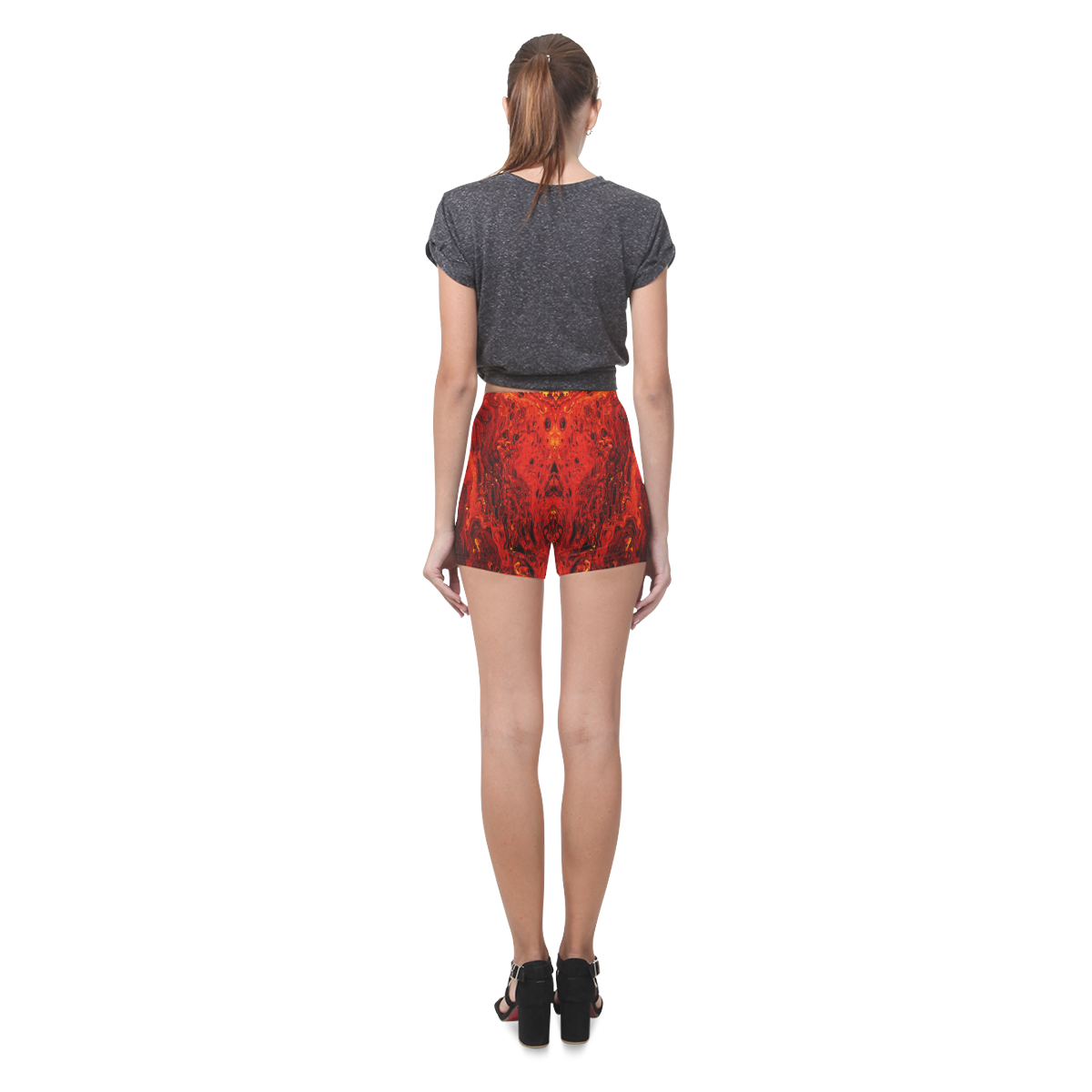 Torched Briseis Skinny Shorts (Model L04)