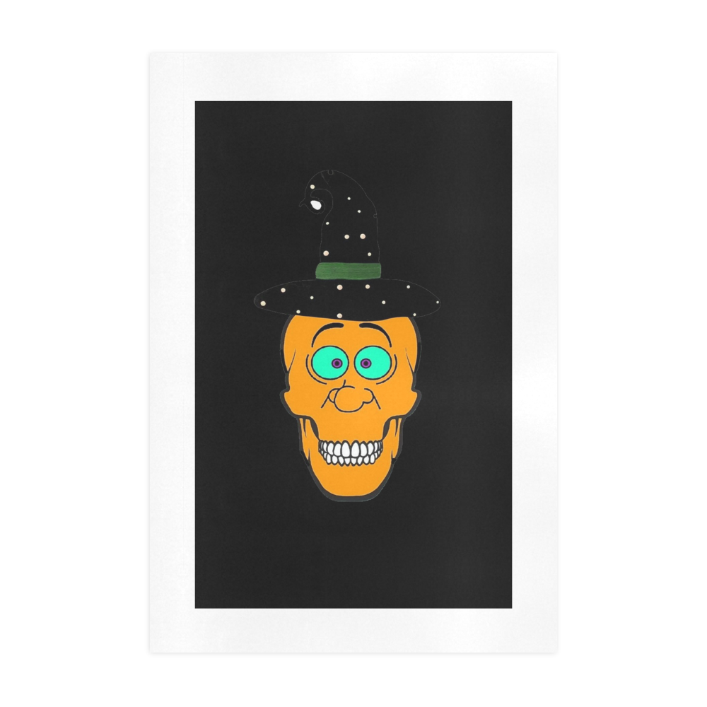 Pumkin Skully by Popart Lover Art Print 19‘’x28‘’