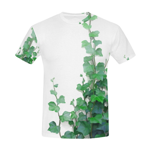 Vines, climbing plant watercolor All Over Print T-Shirt for Men (USA Size) (Model T40)