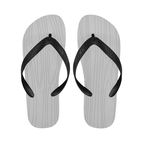 SUMMER Wood grey shoes Original design Flip Flops for Men/Women (Model 040)