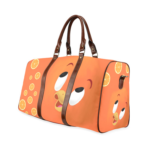 orange bird Waterproof Travel Bag/Small (Model 1639)