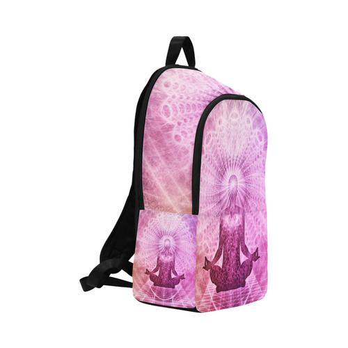 Holy Yoga Lotus Meditation Fabric Backpack for Adult (Model 1659)