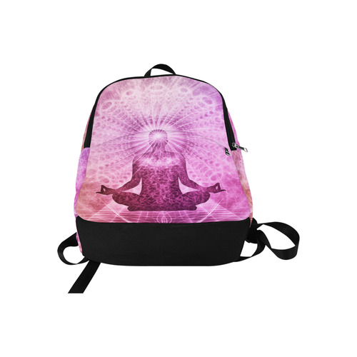 Holy Yoga Lotus Meditation Fabric Backpack for Adult (Model 1659)