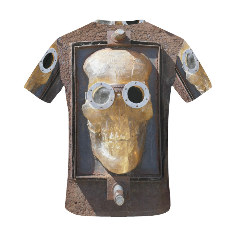 Steampunk skull pirate, photo All Over Print T-Shirt for Men (USA Size) (Model T40)