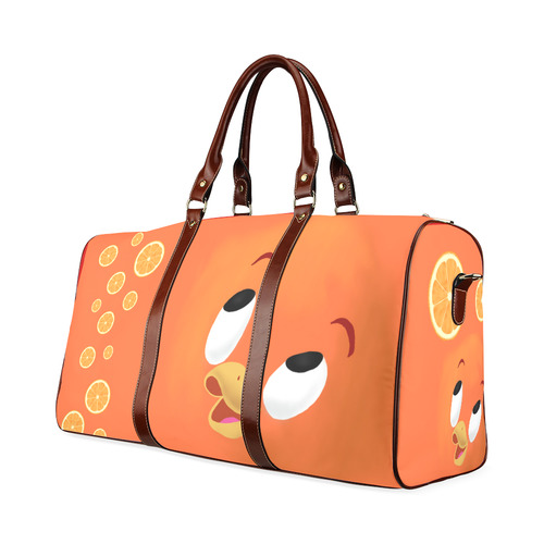 orange bird Waterproof Travel Bag/Small (Model 1639)