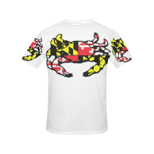 SHE CRAB 1 All Over Print T-Shirt for Women (USA Size) (Model T40)