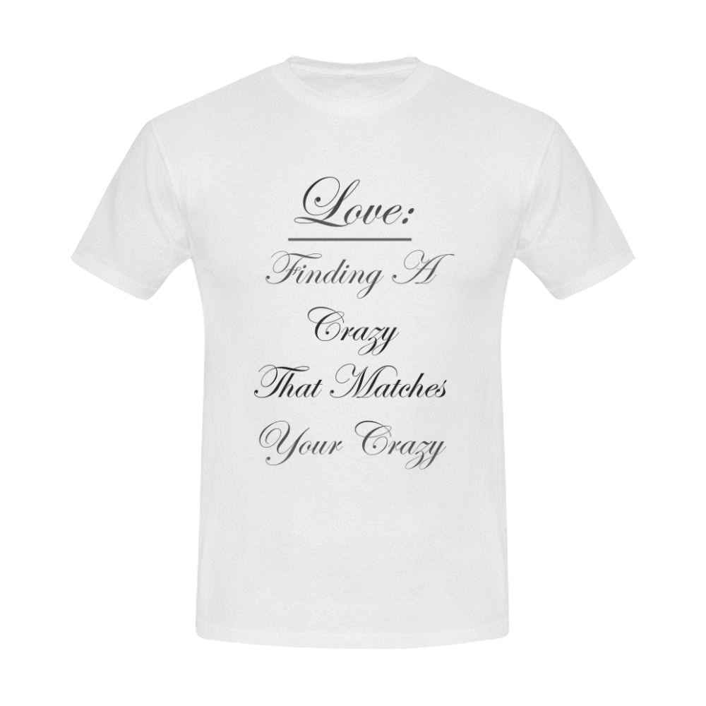 Crazy Love Men's Slim Fit T-shirt (Model T13)