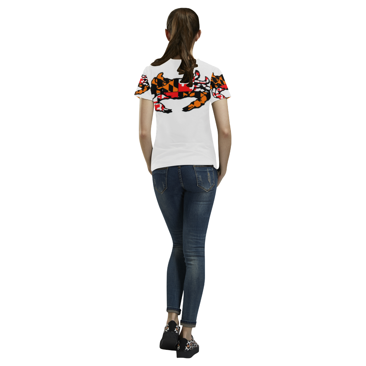 CRABSHE All Over Print T-Shirt for Women (USA Size) (Model T40)