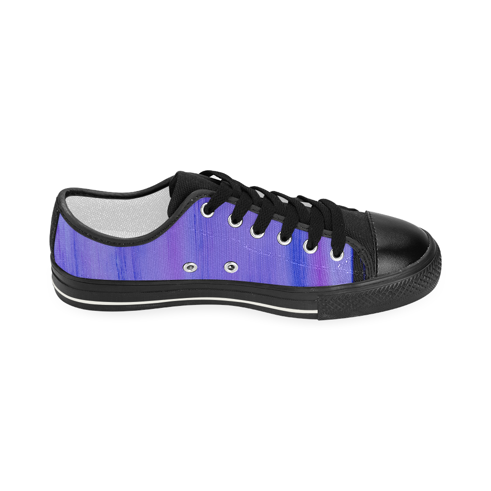 GIRLS Designes shoes : Purple, Black edition. Inspired with 50s Women's Classic Canvas Shoes (Model 018)