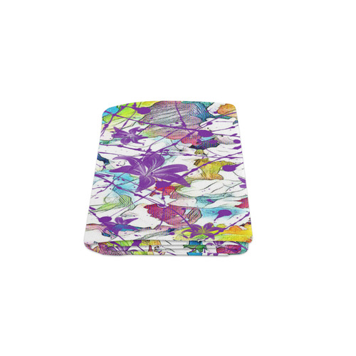 Lilac Lillis Abtract Splash Blanket 50"x60"