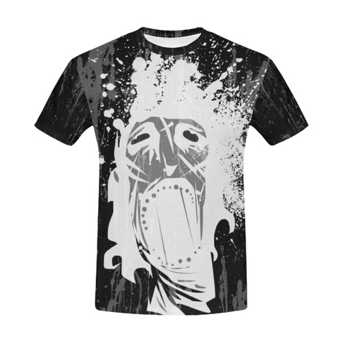 Horror Mask Gothic Art Tee All Over Print T-Shirt for Men (USA Size) (Model T40)