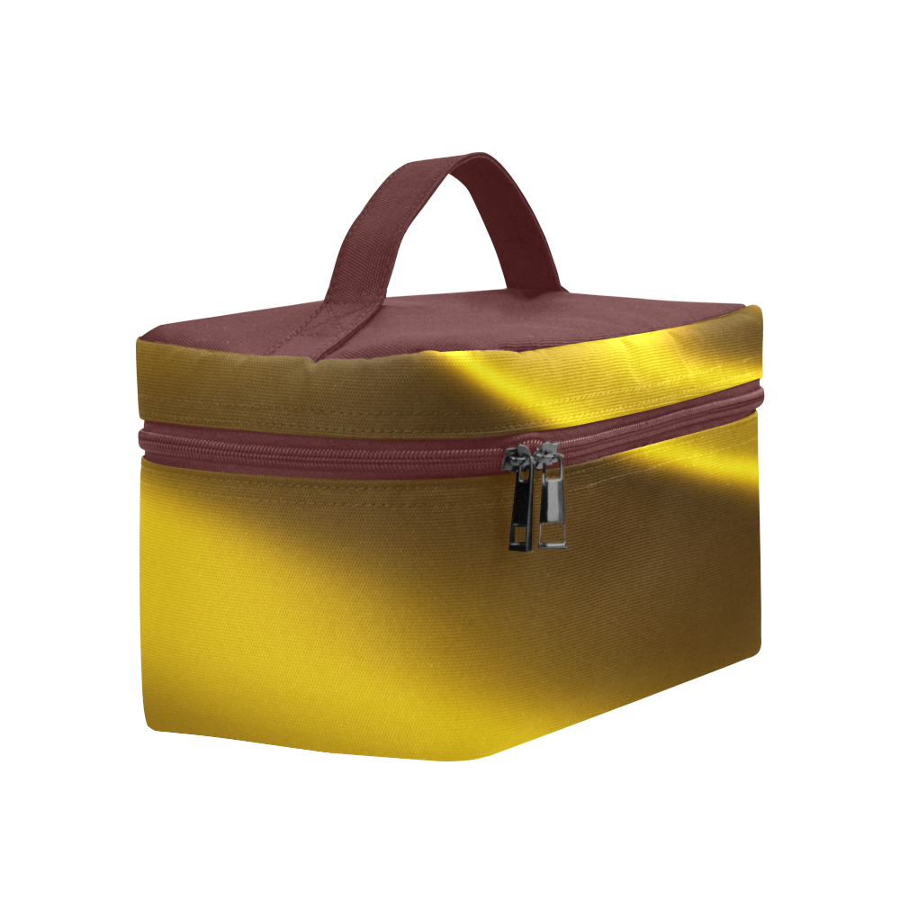 Vivid gold abstract colors Cosmetic Bag/Large (Model 1658)