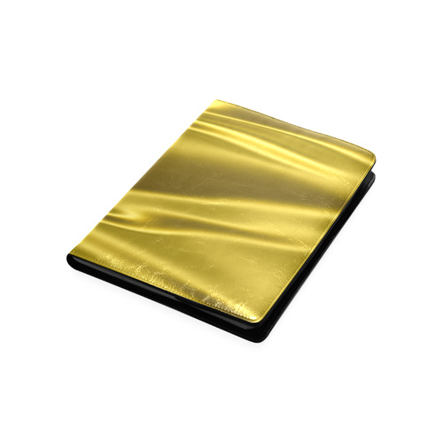Gold satin 3D texture Custom NoteBook B5