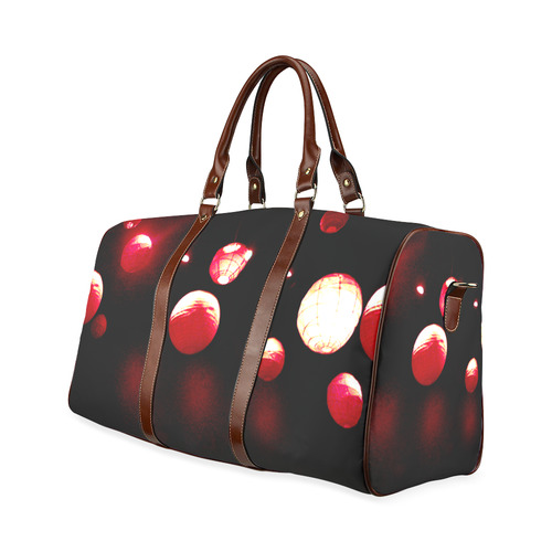 Crimson Orbs Waterproof Travel Bag/Small (Model 1639)