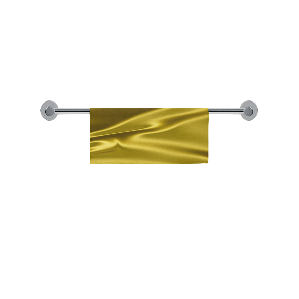 Gold satin 3D texture Square Towel 13“x13”
