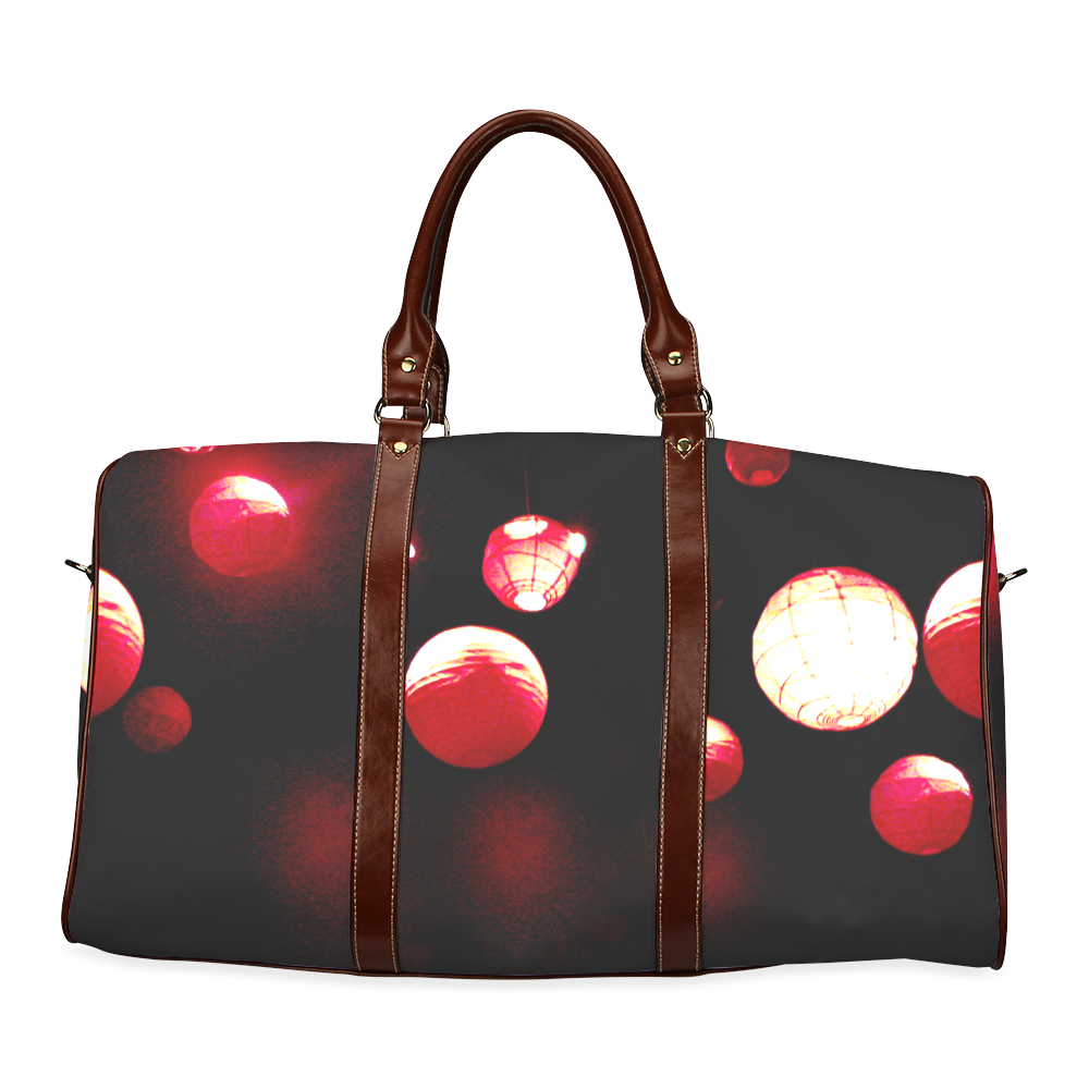 Crimson Orbs Waterproof Travel Bag/Small (Model 1639)